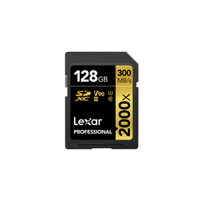 LEXAR-128GB-PROFESSIONAL-2000X-SDXC-UHS-II-CARDS-UP-TO-300MB-S-READ-260MB-S-WRITE-C10-V90-U3