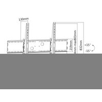 Miniatura 10 de SOPORTE TV CURVA PARED 60"-100" EQUIP 650322 INCLINABLE