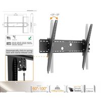Miniatura 11 de SOPORTE TV CURVA PARED 60"-100" EQUIP 650322 INCLINABLE