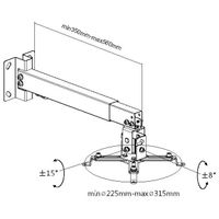 Miniatura 5 de SOPORTE TV PARED/TECHO EQUIP 650703 INCLINABLE/GIRATORIO