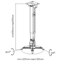 Miniatura 6 de SOPORTE TV PARED/TECHO EQUIP 650703 INCLINABLE/GIRATORIO