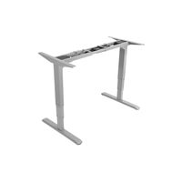 Miniatura 2 de MESA ELECTRICA ERGONOMICA ALTURA REGULABLE MOTOR DUAL  SIN TABLERO COLOR ESTRUCTURA GRIS CONTROL T