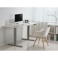 Miniatura 3 de MESA ELECTRICA ERGONOMICA ALTURA REGULABLE MOTOR DUAL  SIN TABLERO COLOR ESTRUCTURA GRIS CONTROL T