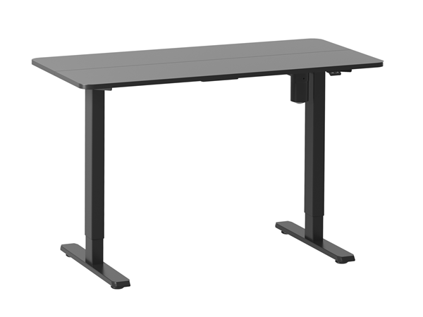 mesa electrica ergonomica altura regulable  tablero negro 120x60  color estructura negro control tactil altura desde 68cm-118cm