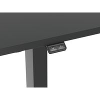Miniatura 7 de MESA ELECTRICA ERGONOMICA ALTURA REGULABLE  TABLERO NEGRO 120X60  COLOR ESTRUCTURA NEGRO CONTROL TACTIL ALTURA DESDE 68CM-118CM