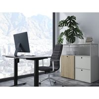 Miniatura 8 de MESA ELECTRICA ERGONOMICA ALTURA REGULABLE  TABLERO NEGRO 120X60  COLOR ESTRUCTURA NEGRO CONTROL TACTIL ALTURA DESDE 68CM-118CM
