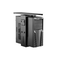 Miniatura 4 de SOPORTE CPU EQUIP 650892 PARA INSTALACION BAJO MESA GIRATORIO 360§ ACERO COLOR NEGRO MAX. 10KGS