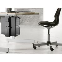 Miniatura 7 de SOPORTE CPU EQUIP 650892 PARA INSTALACION BAJO MESA GIRATORIO 360§ ACERO COLOR NEGRO MAX. 10KGS