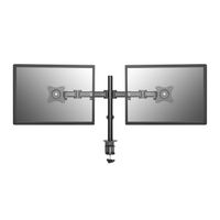 Miniatura 4 de SOPORTE PANTALLA PARA MESA DOS BRAZOS 2 PANTALLAS  13"-32" DE BRAZO   INCLINABLE  Y GIRATORIO 360º MAX. VESA 100X100 HATA 8KG