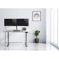 Miniatura 5 de SOPORTE PANTALLA PARA MESA DOS BRAZOS 2 PANTALLAS  13"-32" DE BRAZO   INCLINABLE  Y GIRATORIO 360º MAX. VESA 100X100 HATA 8KG