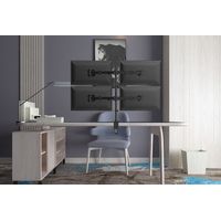 Miniatura 4 de SOPORTE TV PARED 4 PANTALLAS 13"-27" EQUIP 650117 INCLINABLE/GIRATORIO