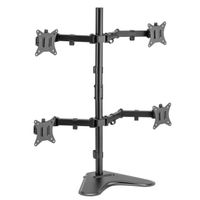 Miniatura 3 de SOPORTE PANTALLA SOBREMESA 17"-32" DOBLE BRAZO ARTICULADO SOPORTA 4 MONITORES VESA STANDARD HASTA 9KG