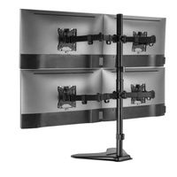 Miniatura 7 de SOPORTE PANTALLA SOBREMESA 17"-32" DOBLE BRAZO ARTICULADO SOPORTA 4 MONITORES VESA STANDARD HASTA 9KG