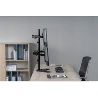 Miniatura 8 de SOPORTE PANTALLA SOBREMESA 17"-32" DOBLE BRAZO ARTICULADO SOPORTA 4 MONITORES VESA STANDARD HASTA 9KG