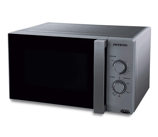 horno microondas con grill infiniton mw-2511c 25 litros inox