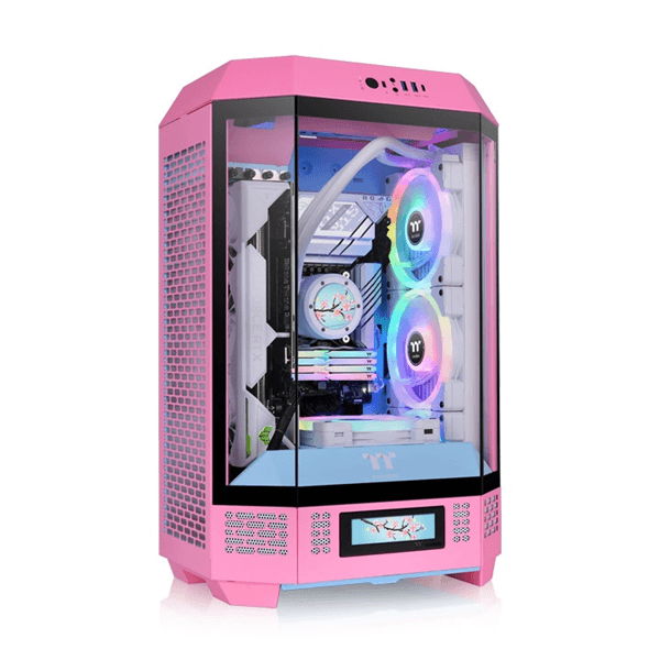 caja thermaltake  300 bubble pink  rosa