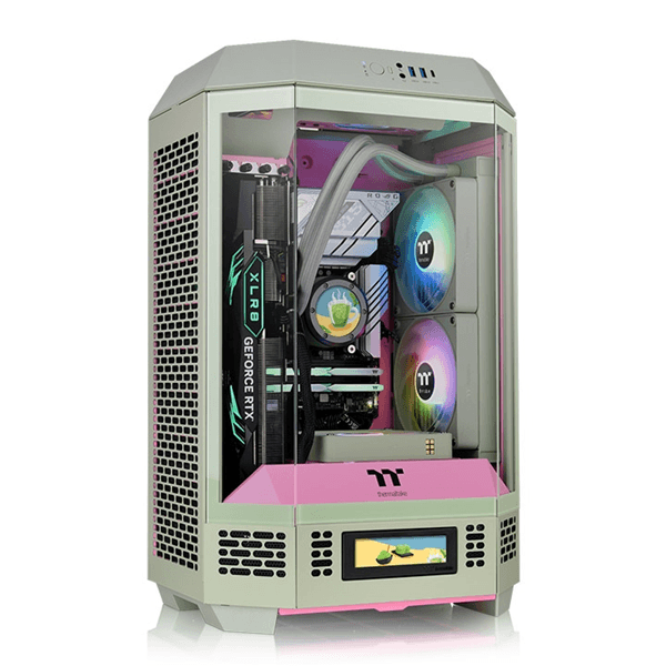 thermaltake  tower 300 matcha plum  ciruela
