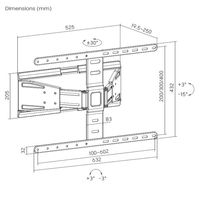 Miniatura 6 de SOPORTE DE PARED ORIENTABLE EQUIP PARA PANTALLA DE 43"- 90" ULTRA SLIM MAX VESA 600X400 HASTA 50KG
