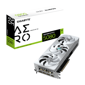 TARJETA GRAFICA GIGABYTE NVIDIA RTX 5080 AERO OC SFF | 16GB GDDR7 | DLSS 4