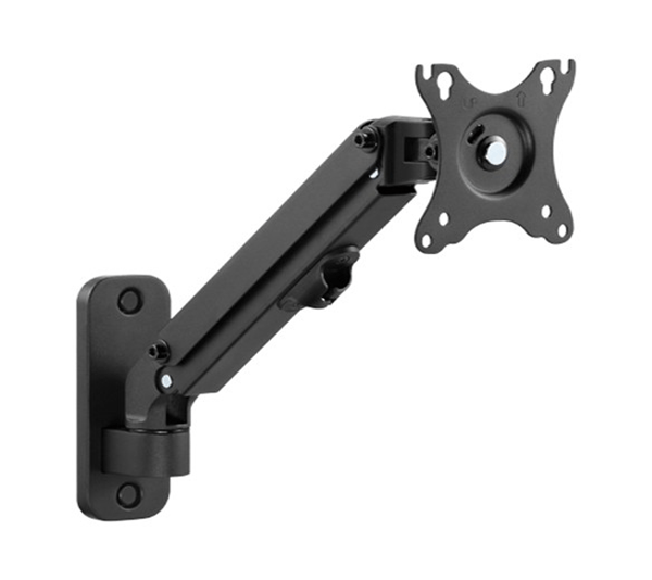 ajustable wall display mounting arm up to 27  7 kg gembird