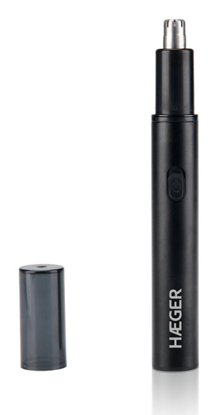 haeger - recortador de pelos de nariz y orejas