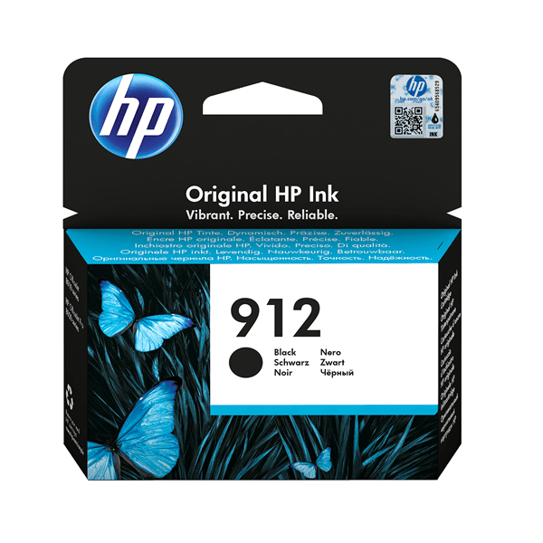 hp 912 black original ink cr