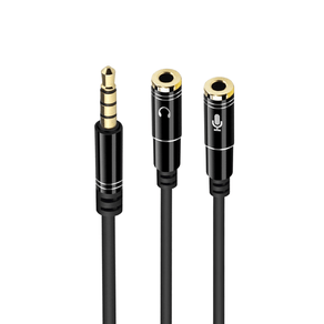 Ewent CABLE AUDIO JACK 3,5/M-2 JACK 3,5/H -0,30mt