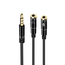 Ewent CABLE AUDIO JACK 3,5/M-2 JACK 3,5/H -0,30mt