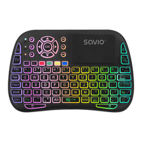 Miniatura 1 de MINI TECLADO INALAMBRICO SMART TV SAVIO KW-04