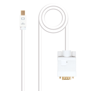 CONVERSOR-NANO-CABLE-MINI-DISPLAYPORT-MACHO-A-VGA-MACHO-2M-BLANCO