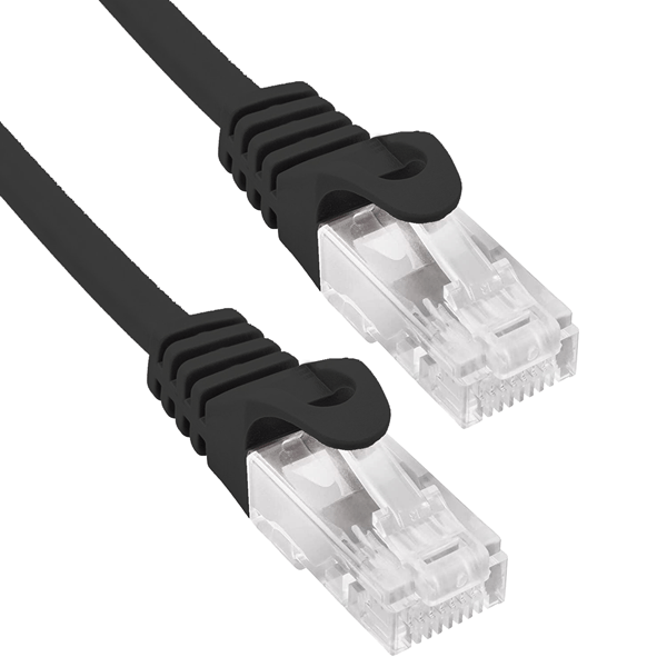 phasak cable de red cat 6 utp solido cca cat 6 utp negro 3m