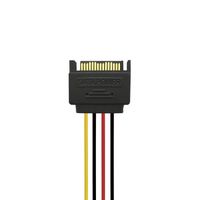 Miniatura 3 de AISENS A131-0353 cable de SATA 0,2 m SATA de 15 pines 2 x SATA de 15 pines Negro, Rojo, Amarillo