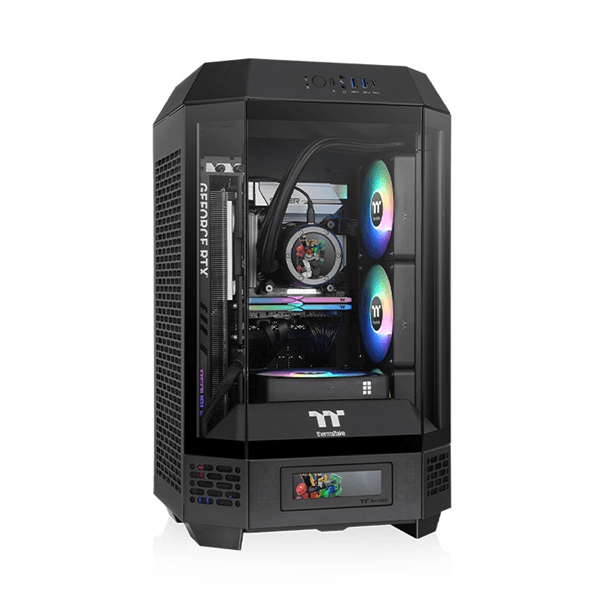 thermaltake  the tower 250  negro, blanco