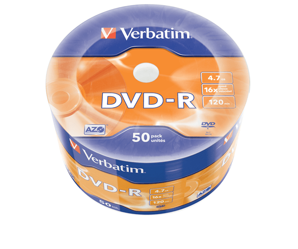 DVD-R AZO 4.7GB 16X MATT SILVER 50U