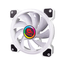 TALIUS Ventilador caja ARGB Iris 16Led 12cm Blanco para caja Cronos