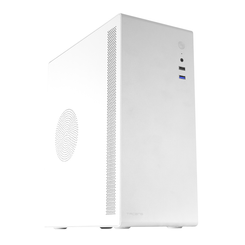 TACENS  NOVAX, Caja PC Ultracompacta Micro-ATX, Diseño Totalmente Metálico Ultrarresistente, 1x Ventilador Trasero 80mm, Caja Minitorre con Amplia Cap