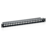 Miniatura 1 de PANEL 19" VACIO 24P UTP, SOPORTE GUIA BALES NEGRO