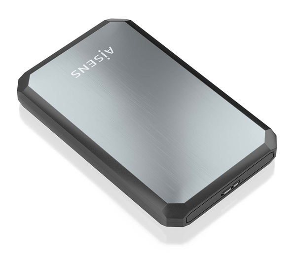 AISENS Caja externa 2 5 ASE 2529B 9 5mm SATA a USB 3 0 USB3 1 Gen1 Negro Gris
