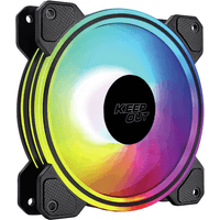 Miniatura 1 de Keep Out Ventilador XFC-120DR Black 5V ARGB
