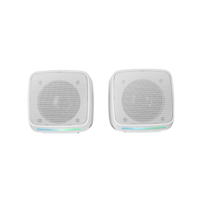 ALTAVOCES 2.0 MARS GAMING MSPROW WHITE 10W USB + JACK CONTROL DE VOLUMEN RGB