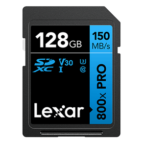 LEXAR-128GB-PROFESSIONAL-800X-PRO-SDXC-UHS-I-CARDS--UP-TO-150MB-S-READ-45MB-S-WRITE-C10-V30-U3