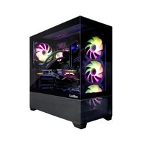 Miniatura 3 de COOLBOX  COOLBOX GAMING CAJA ATX GA250 VISION USB-C 3.2 GEN1 SIN FTE + 4 VENT. ARGB RGB Negro