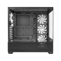 Miniatura 4 de COOLBOX  COOLBOX GAMING CAJA ATX GA250 VISION USB-C 3.2 GEN1 SIN FTE + 4 VENT. ARGB RGB Negro