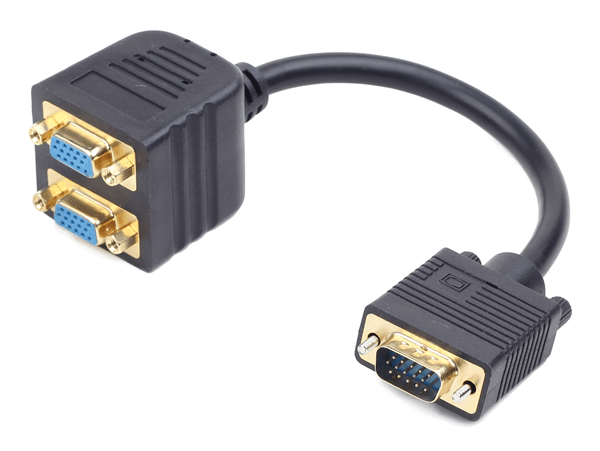 Gembird Cable Divisor VGA 1xHD15(M) 2xHD15(H) 0.2M