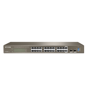 IPCOM FULL MANAGEMENT SWITCH G3224T 24-PORTS GIGABIT L2 MANAGEMENT SWITCH WITH 2 COMBO SFP PORTS,1 CONSOLE PORT (G3224T)
