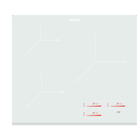 Miniatura 1 de VITROCERAMICA INDUCCION EDESA EIMS-6330 B WH 3 ZONAS COCCION ANCHO 60 CM