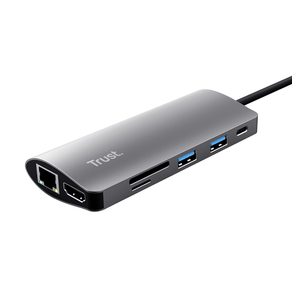 DOCKING-USB-C-TRUST-DALYS-ALUMINIUM-23775-1xHDMI-1x1Gb-RJ45-1xLECTOR-DE-TARJETAS-1xUSB-C-2xUSB-A