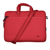 Miniatura 1 de MALETIN TRUST BOLOGNA ECO PARA PORTATILES HASTA 16" - COMPARTIMENTO PRINCIPAL ACOLCHADO - COLOR ROJO 24449