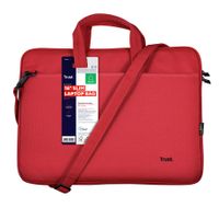 Miniatura 8 de MALETIN TRUST BOLOGNA ECO PARA PORTATILES HASTA 16" - COMPARTIMENTO PRINCIPAL ACOLCHADO - COLOR ROJO 24449