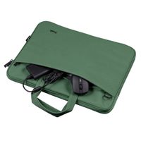 Miniatura 5 de MALETIN TRUST BOLOGNA ECO PARA PORTATILES HASTA 16" - COMPARTIMENTO PRINCIPAL ACOLCHADO - COLOR VERDE 24450